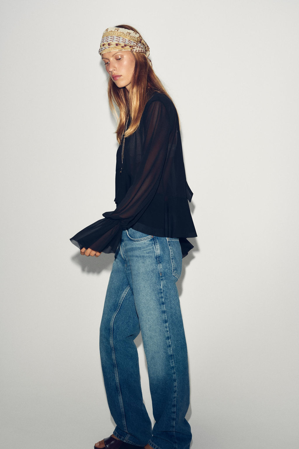 FLOWING RUFFLED TOP - Zara фото 14