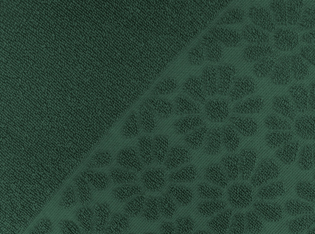 Полотенце махровое 6с102.411ж1 Роксана (1-темно-зеленый) 67х150см