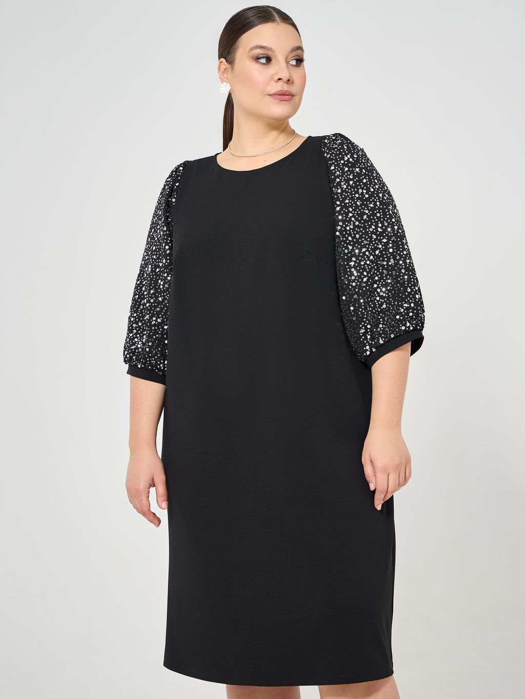 Платье 0218-2 чёрный кварц - Dora фото 72