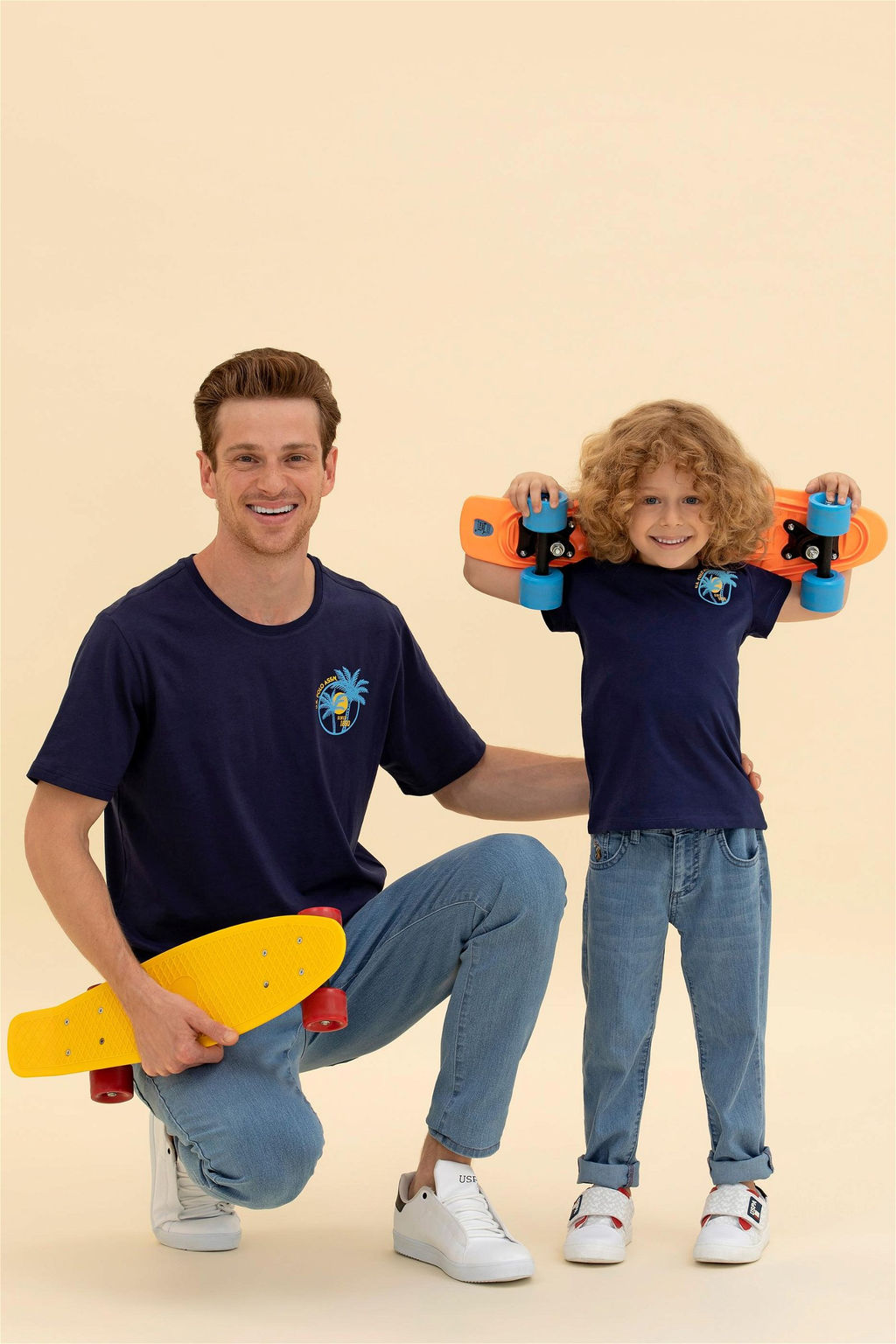 Детская темно-синяя футболка с круглым вырезом Неожиданная скидка в корзине - U.s. polo assn фото 2