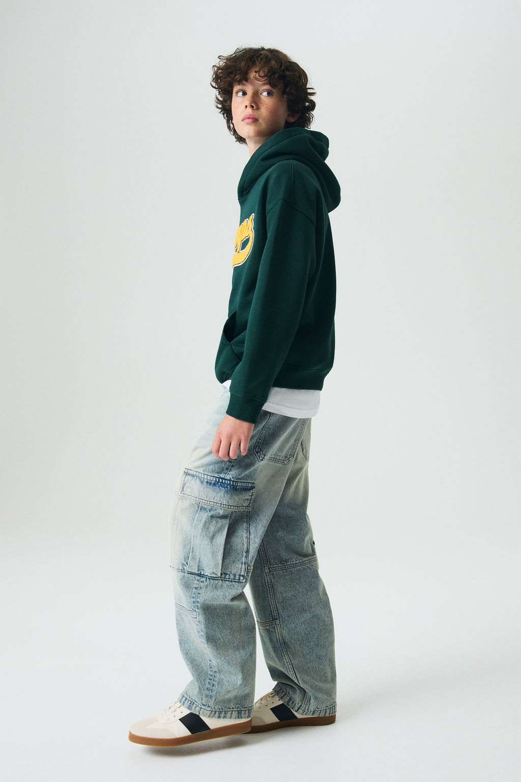 Baggy Fit Cargo Jeans - H&m фото 6