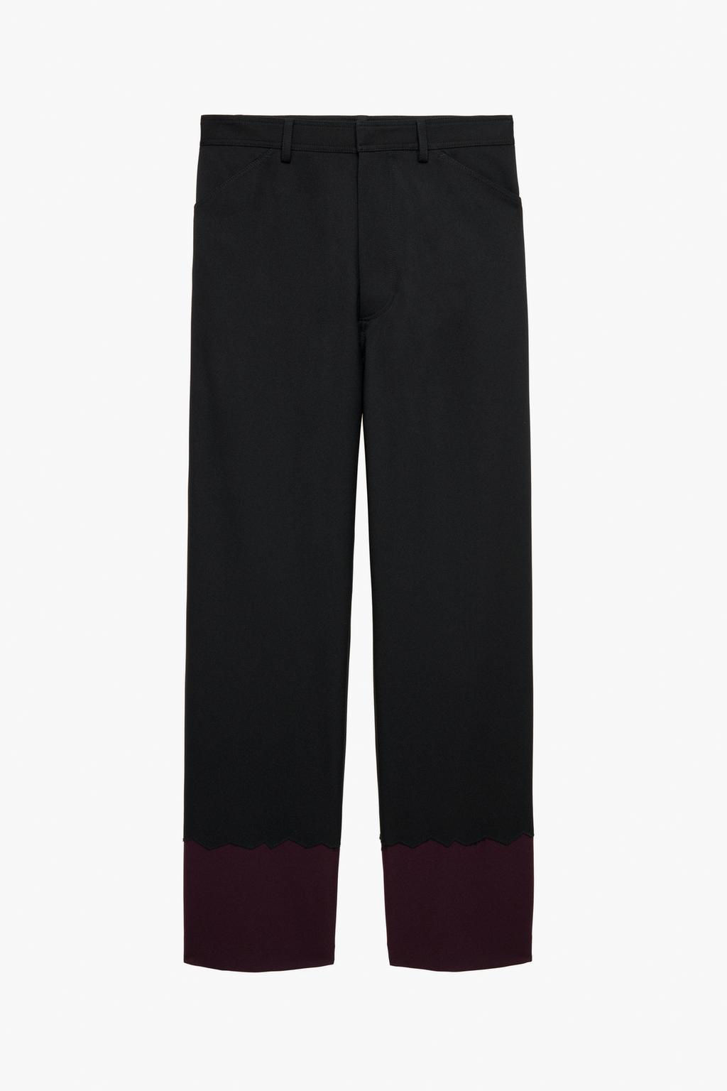CONTRAST HEM TROUSERS X STEFANO PILATI - Zara фото 5