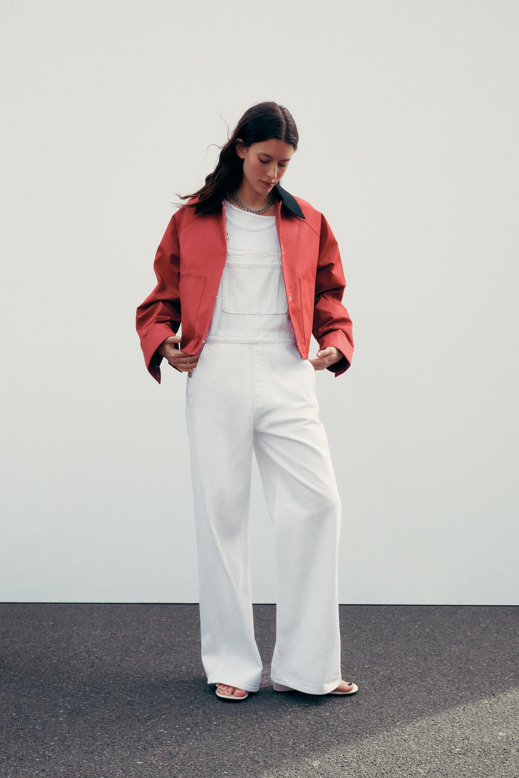 WAXED JACKET WITH CONTRAST COLLAR