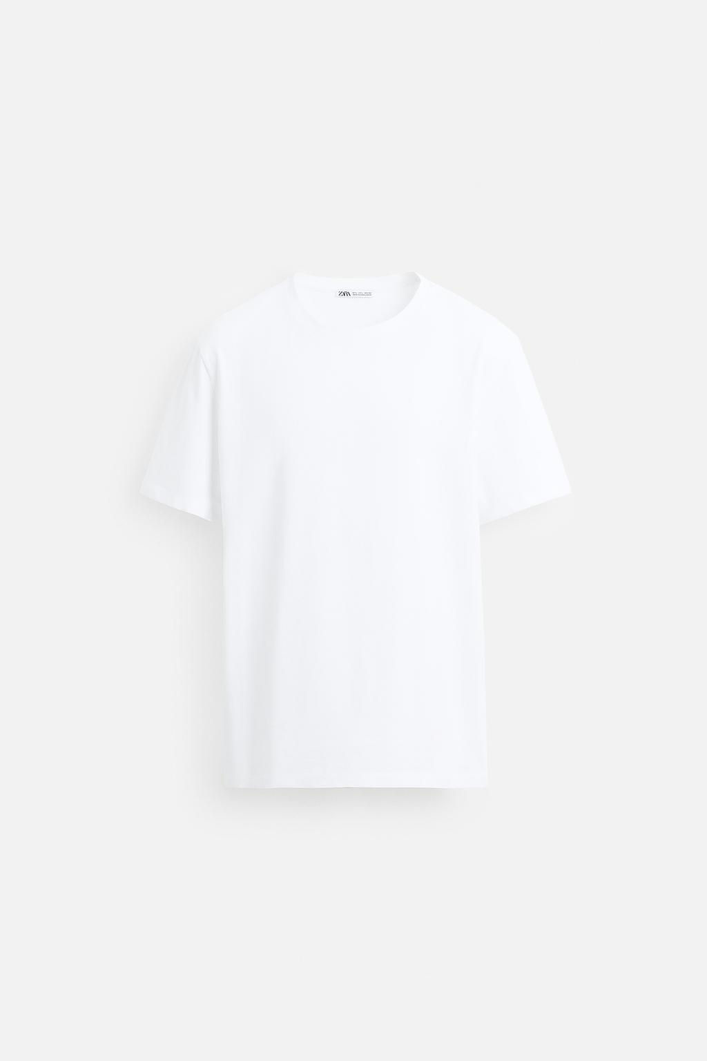 BASIC SLIM FIT T-SHIRT - Zara фото 52