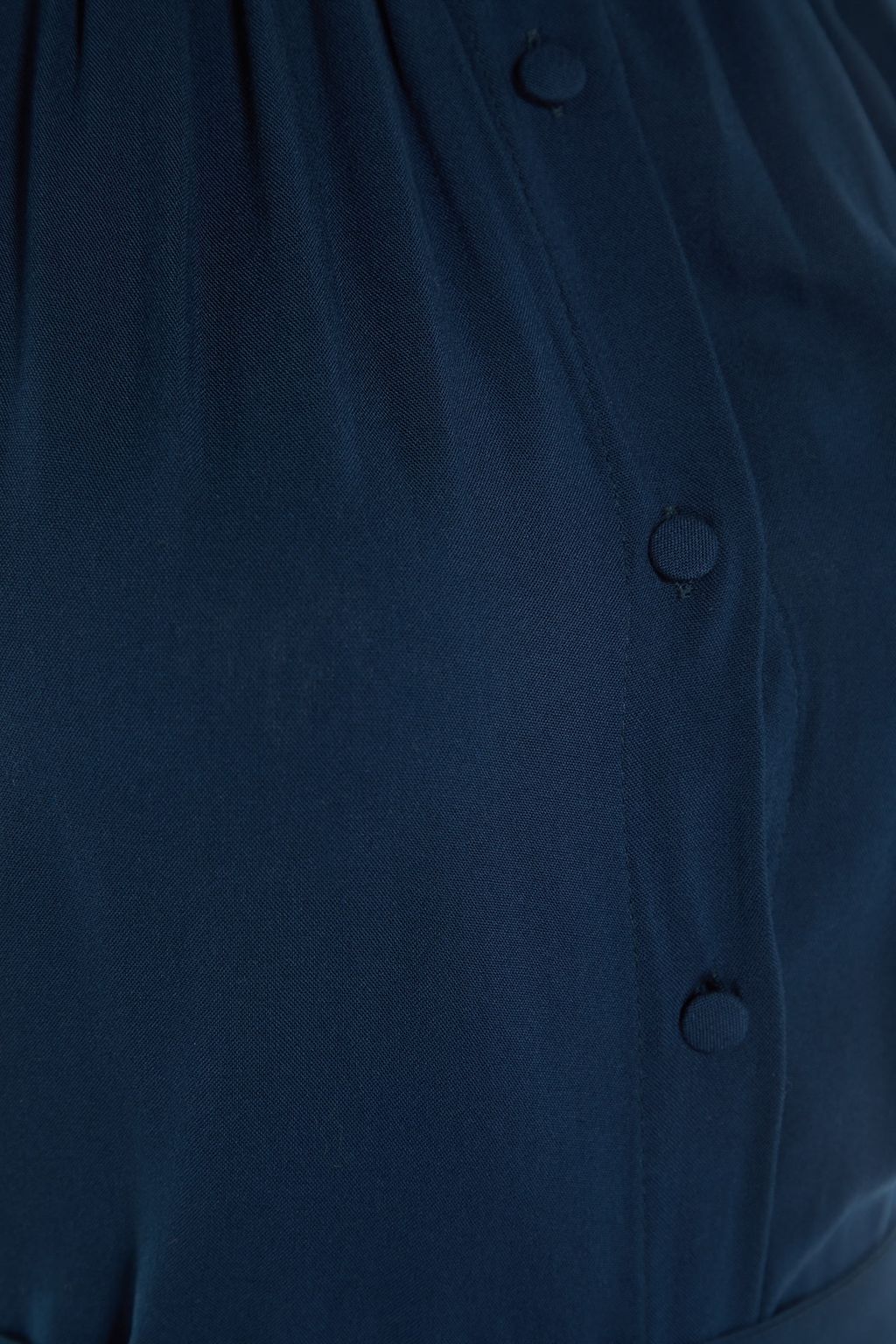 Lacivert Kusakl? Hakim Yaka Midi Dokuma Gomlek Elbise TWOSS19XM0112 - Trendyolmilla фото 8