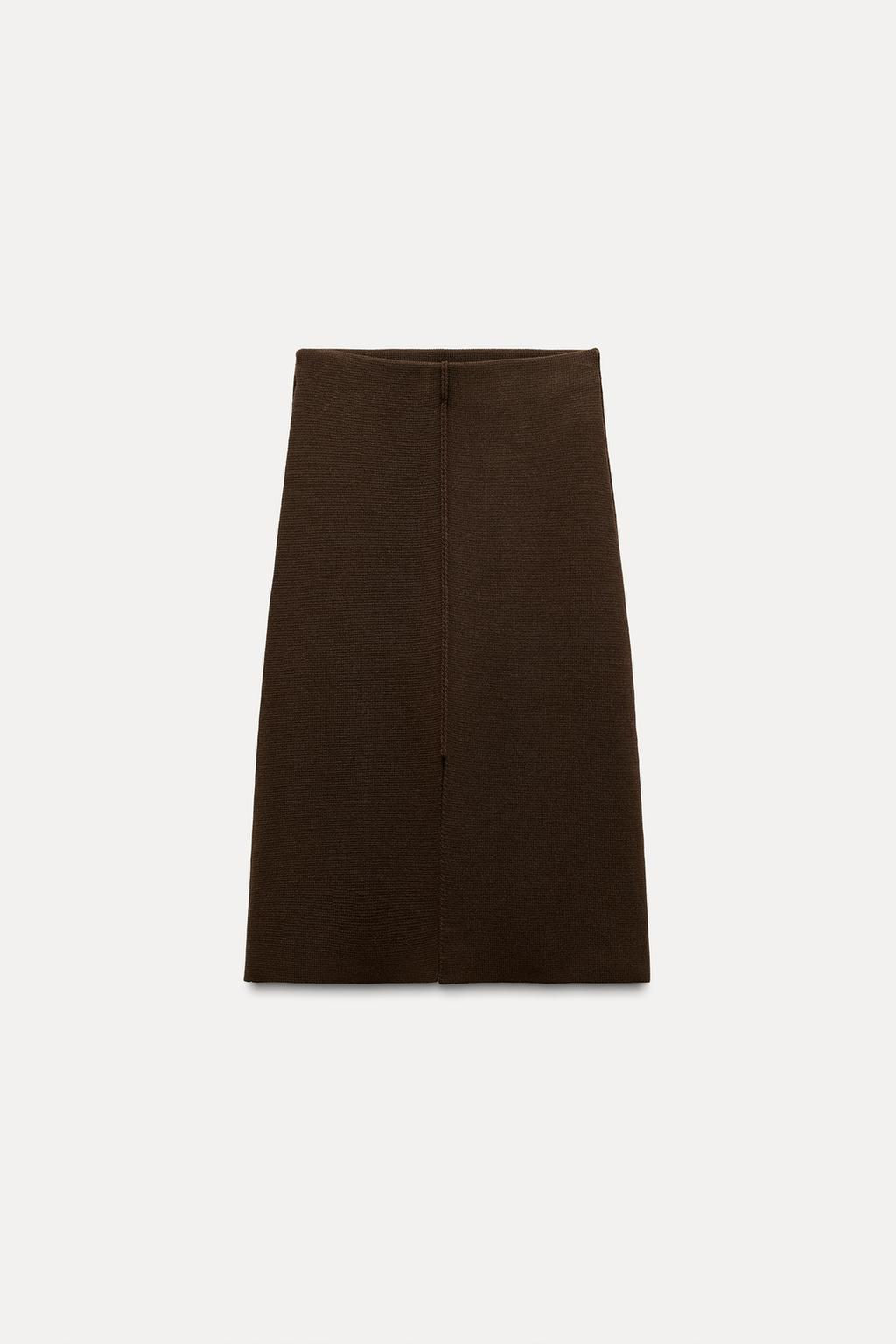 LONG KNIT SKIRT - Zara фото 6