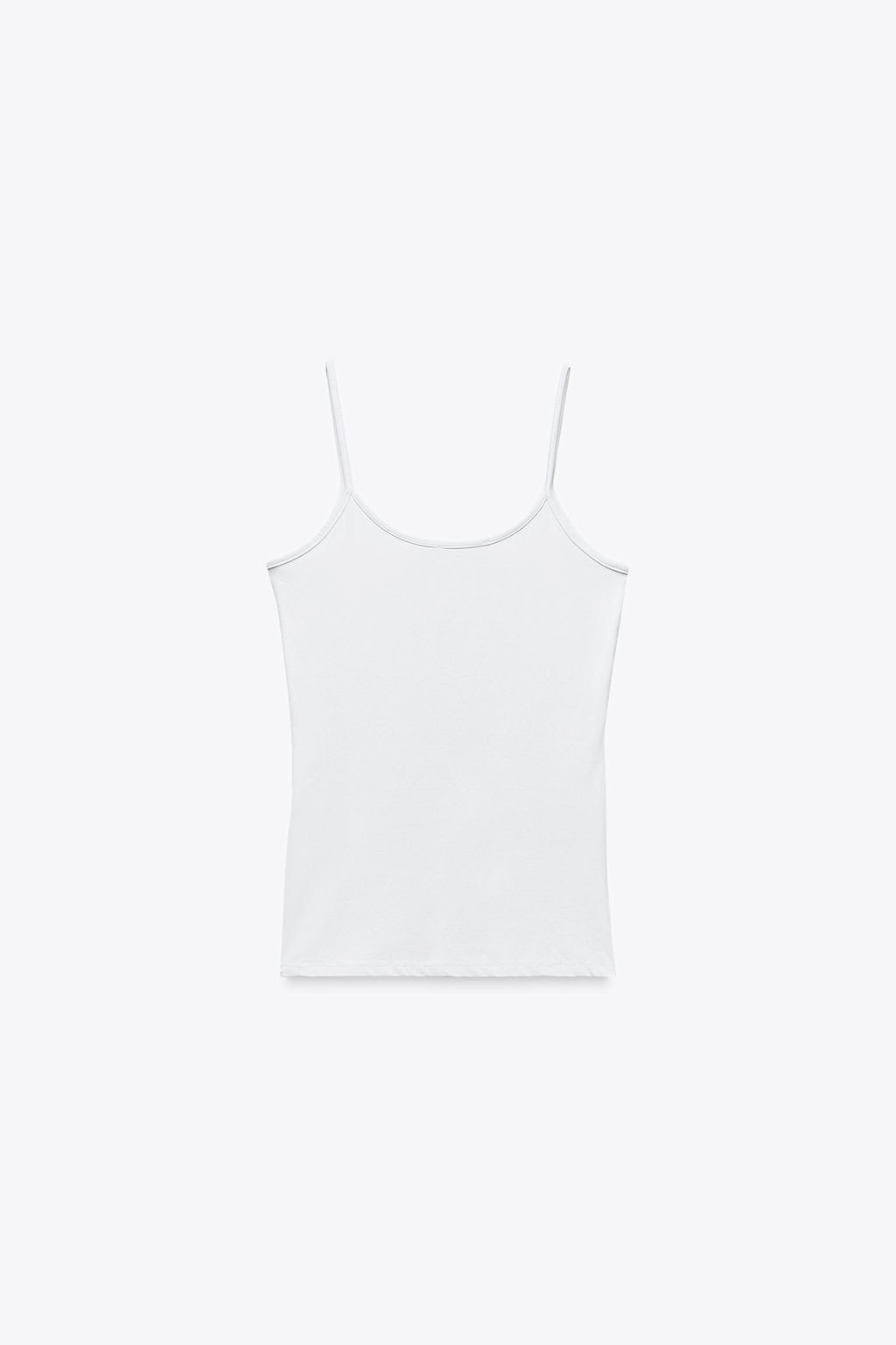 POLYAMIDE TOP WITH THIN STRAPS - Zara фото 55