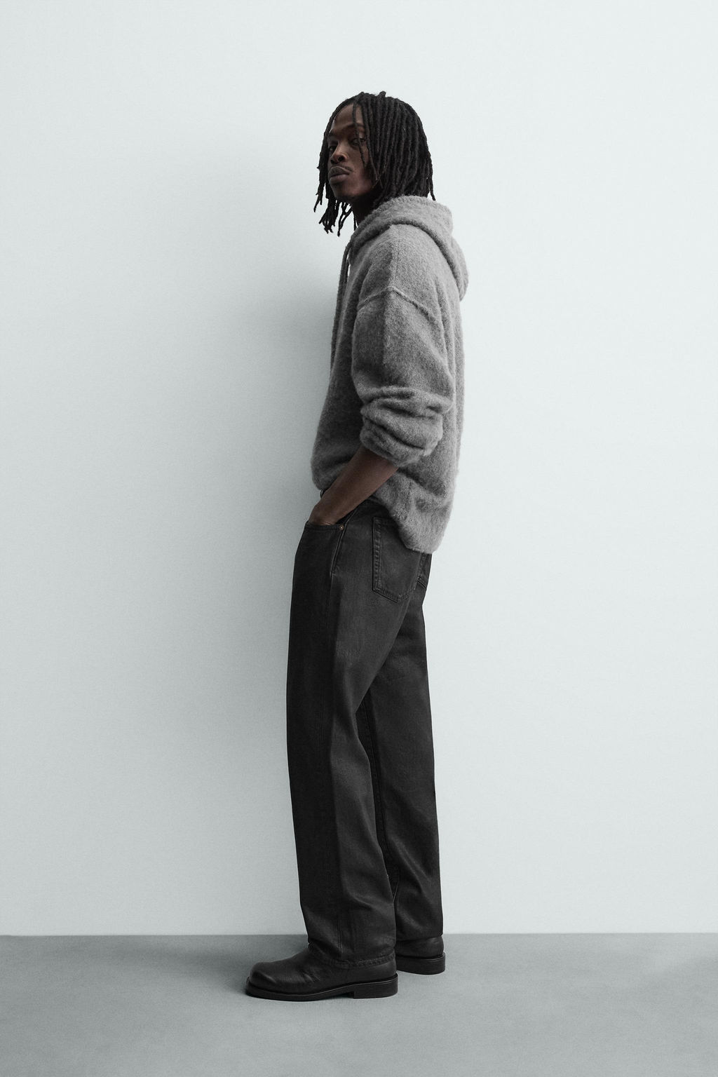 BRUSHED KNIT SWEATSHIRT - Zara фото 4