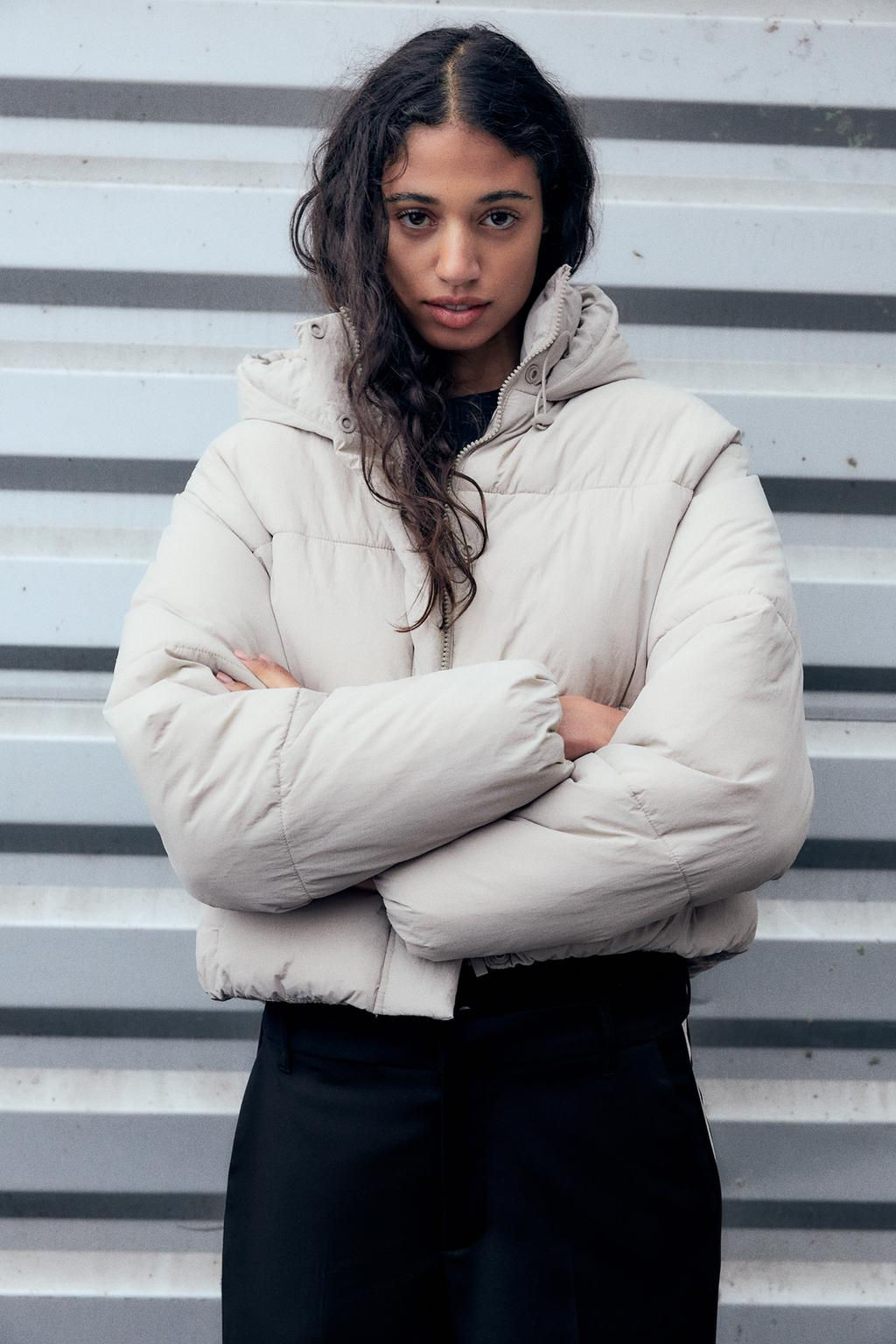 WATER-REPELLENT PUFFER ANORAK - Zara фото 11
