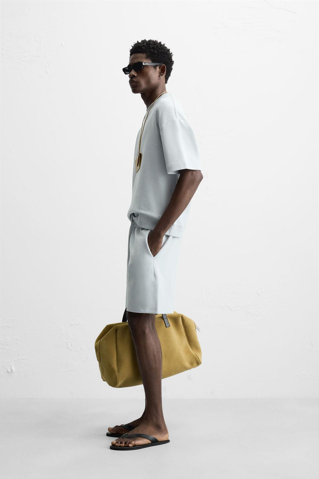 TECHNICAL TEXTURED BERMUDA SHORTS - Zara фото 44