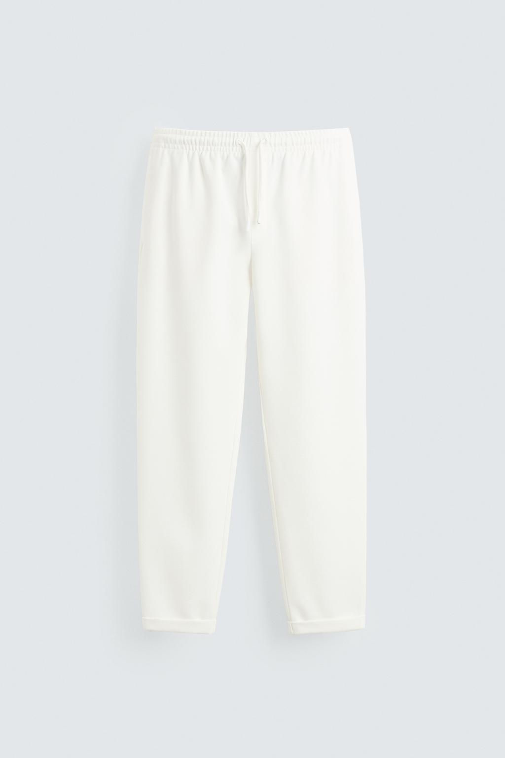 EASY CARE JOGGER WAIST TROUSERS - Zara фото 55
