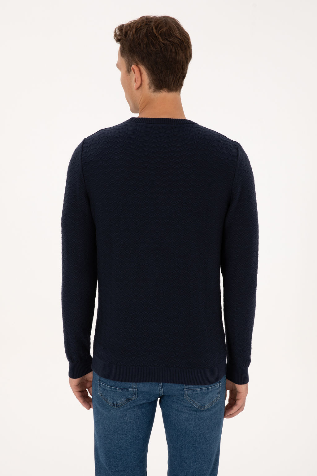 Erkek Lacivert Kazak - U.s. polo assn фото 12