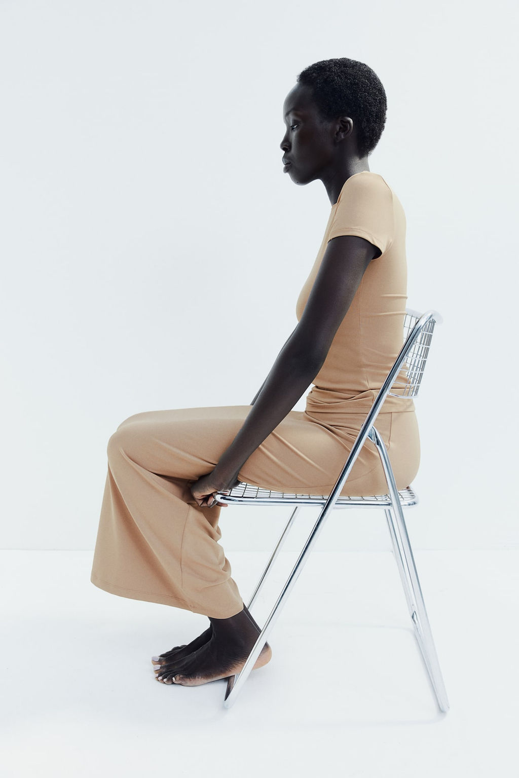 Maxifalda de microfibra - H&m фото 5