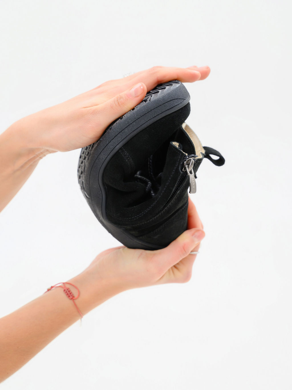 Босоногие ботинки EDART 352.K.NATAbl.Черная замша/кожаная подкладка