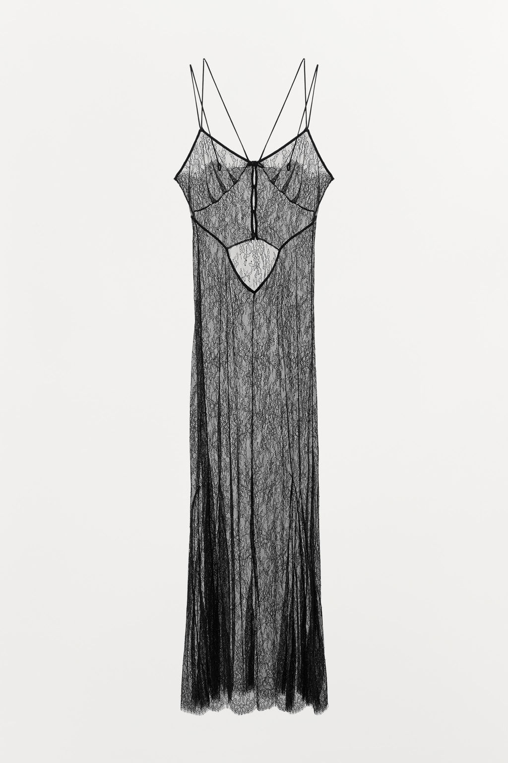 LONG LACE DRESS - Zara фото 5