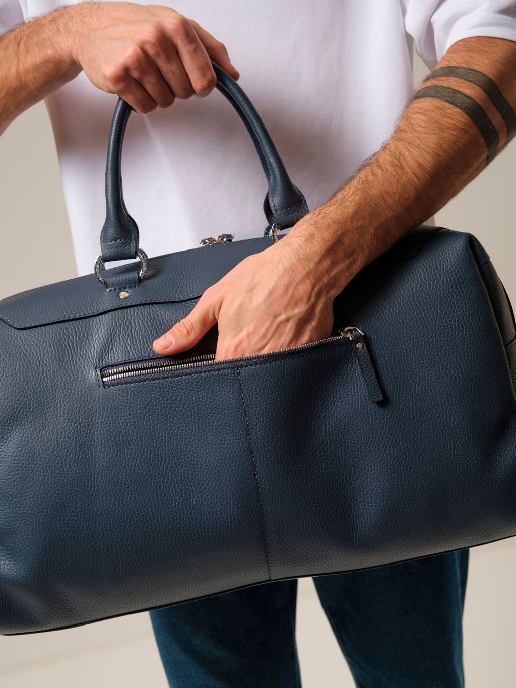 Сумка дорожная Azaro 8042 нас.синий