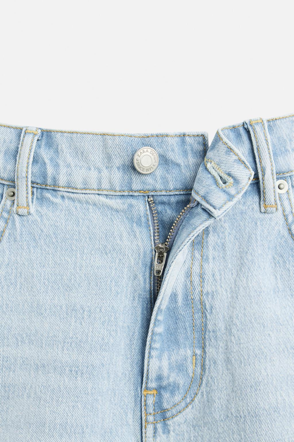 REGULAR FIT DENIM BERMUDA SHORTS - Zara фото 33