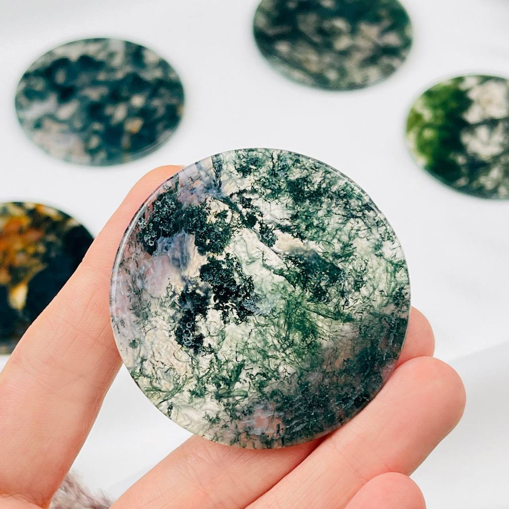 Срез Мохового агата - Радуга самоцветов фото 2