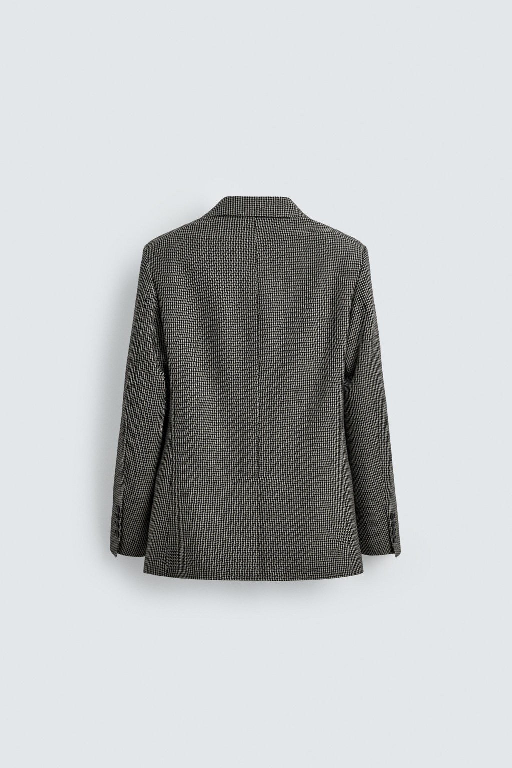 LIMITED EDITION 100% WOOL HOUNDSTOOTH BLAZER - Zara фото 8