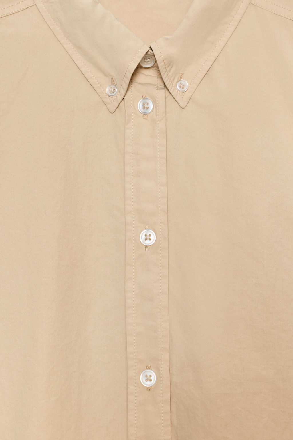 WASHED POPLIN SHIRT - Zara фото 8