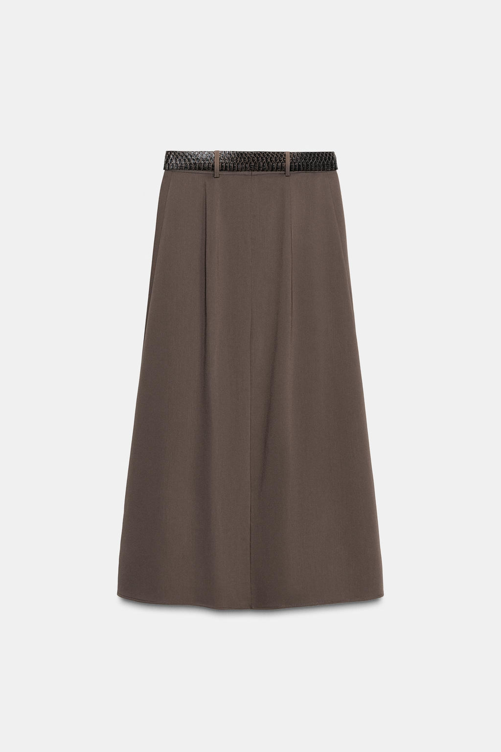 CAPE MIDI SKIRT WITH BELT - Zara фото 7