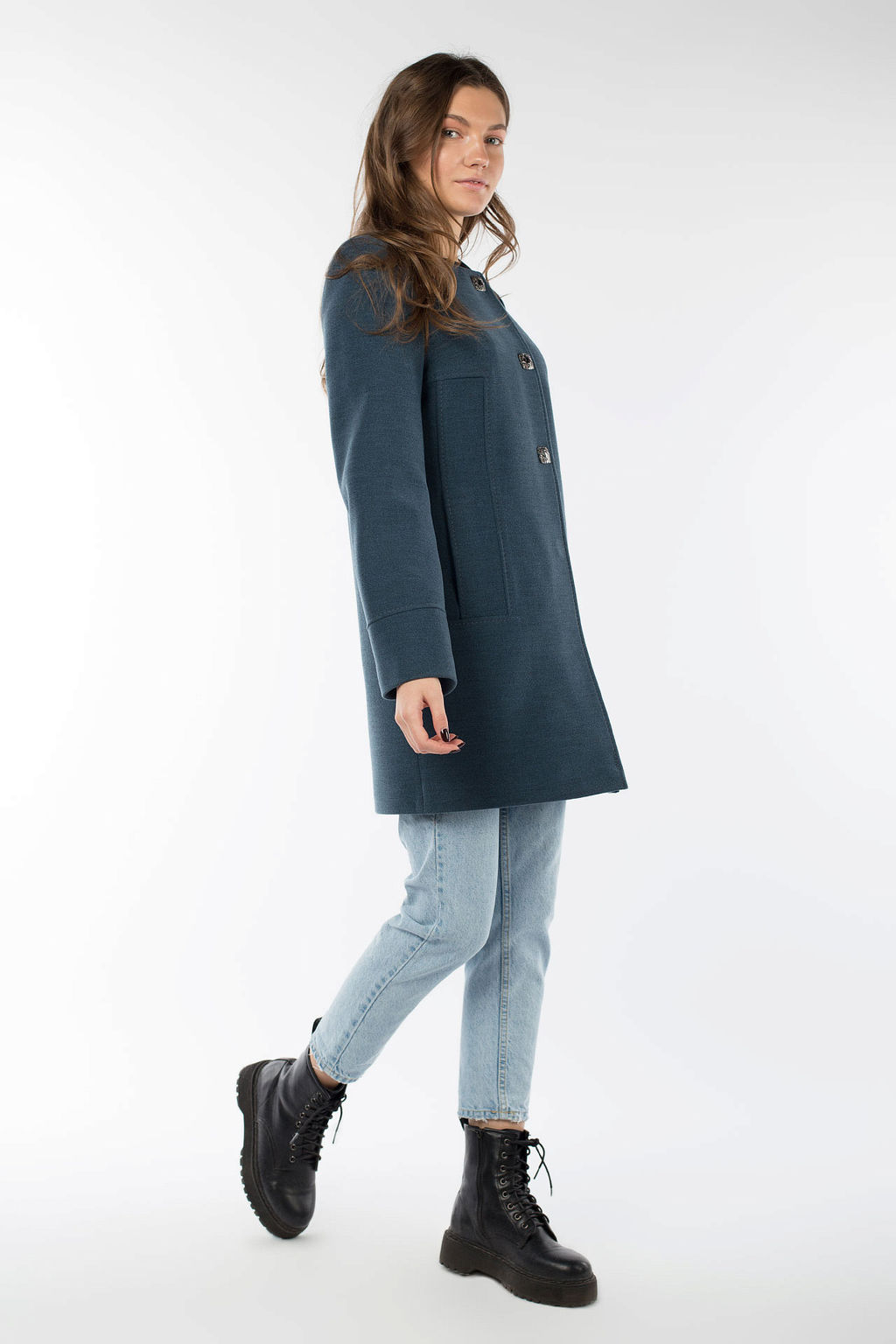 01-09268 Пальто женское демисезонное - El podio фото 3
