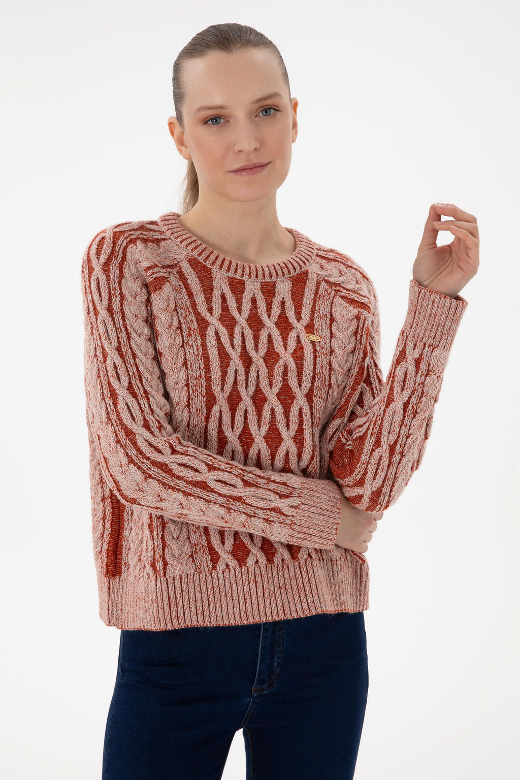 Kad_n Krem Kazak Sepette S_rpriz _ndirim - U.s. polo assn фото 3