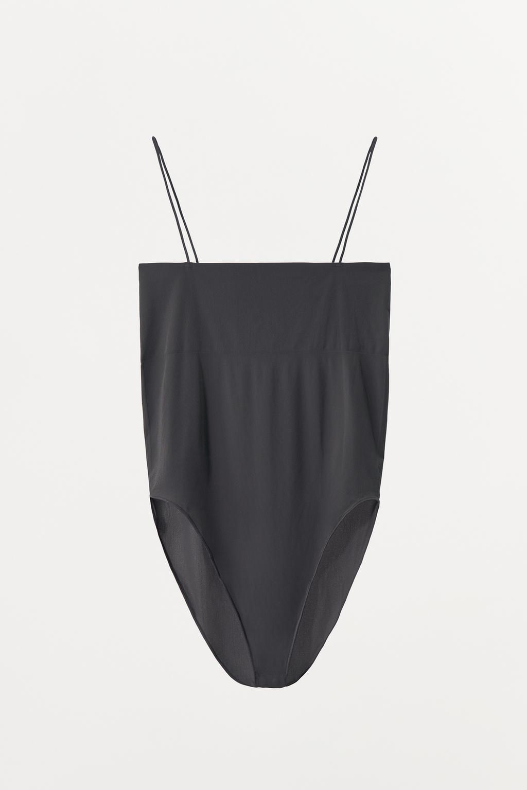 STRAPPY BODYSUIT WITH POLYAMIDE - Zara фото 5