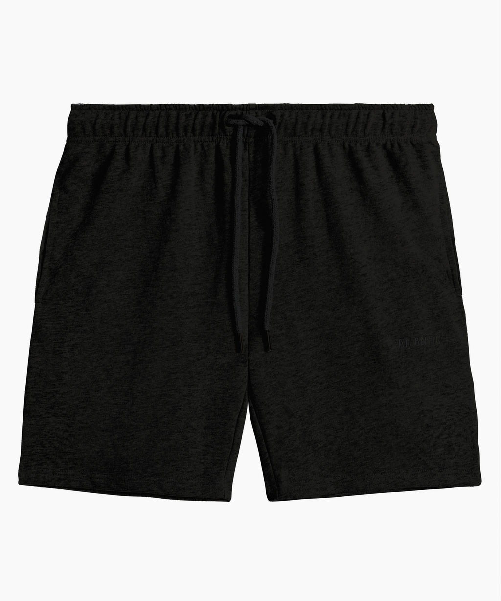 ATLANTIC HMB-005 Спортивные шорты мужские French Terry черный фото 2