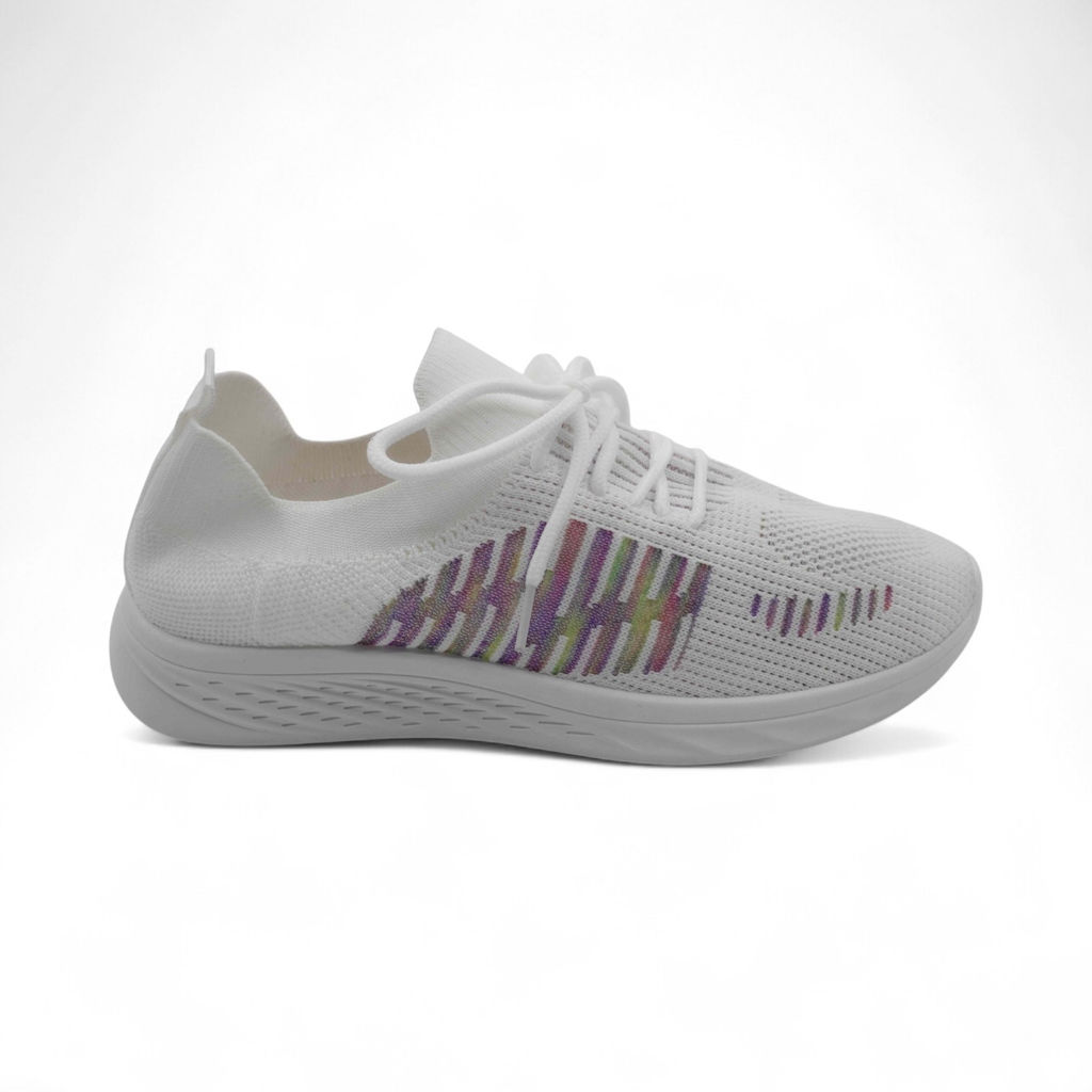 Кроссовки текстильные 2220-3 белые - Sport фото 2