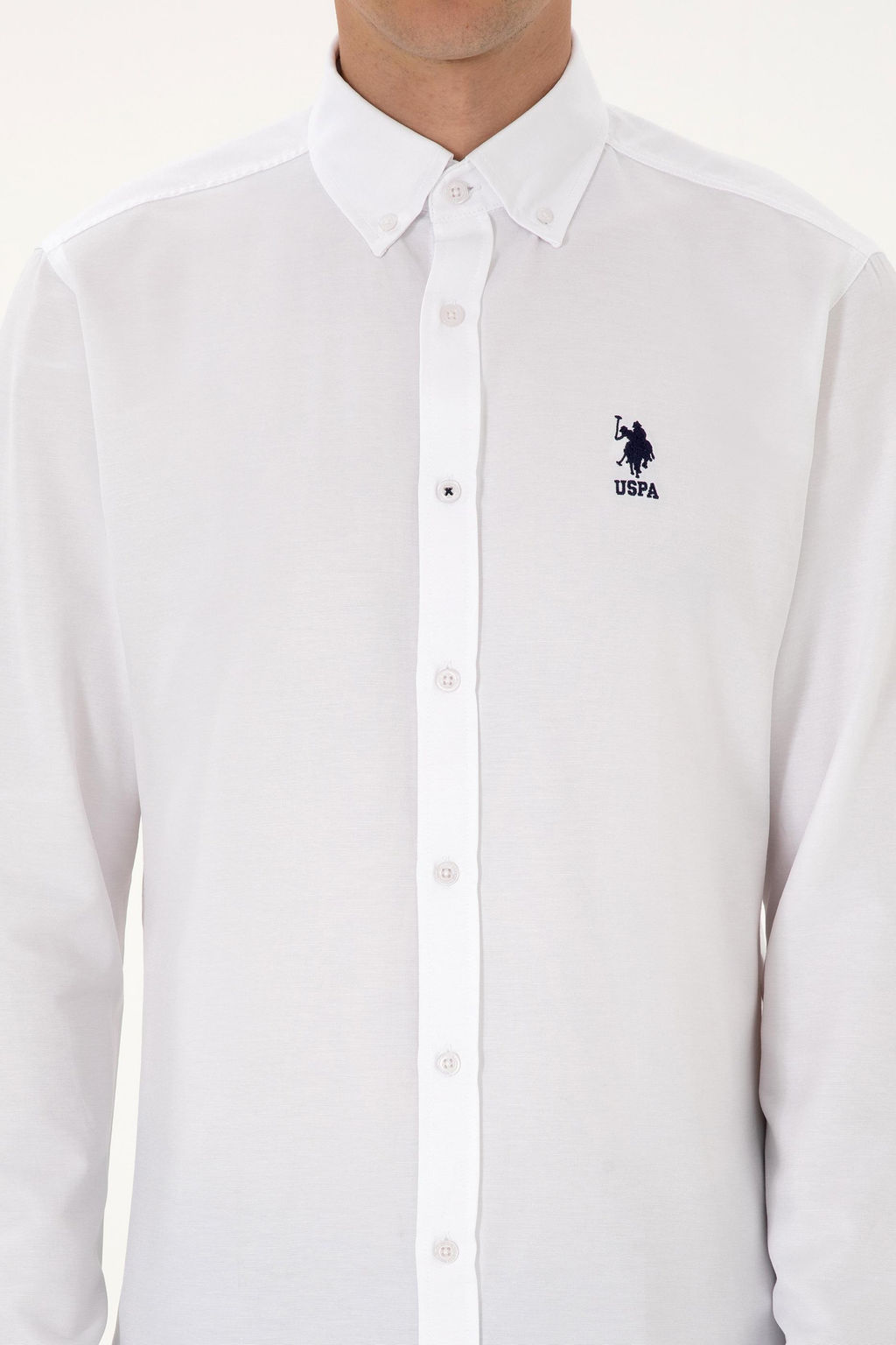 Erkek Beyaz Uzun Kollu Basic G_mlek Sepette S_rpriz _ndirim - U.s. polo assn фото 6