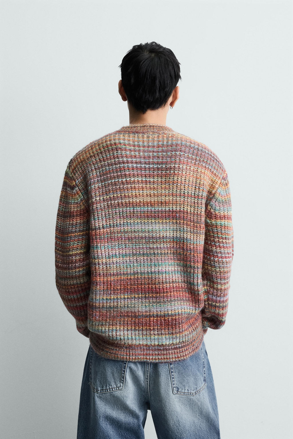 TEXTURED STRIPED JUMPER - Zara фото 3