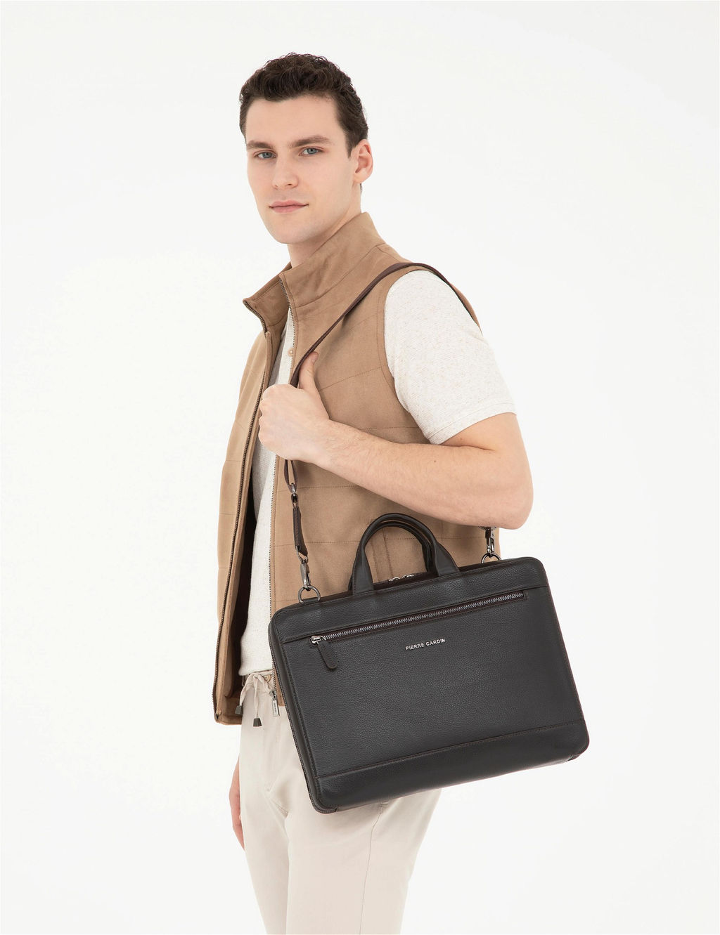 Vizon Deri Yelek - Pierre cardin фото 3