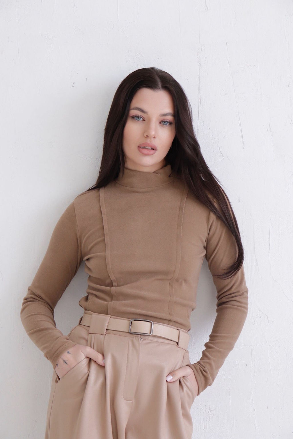 12037 Водолазка светло-коричневая - Martichelli фото 2