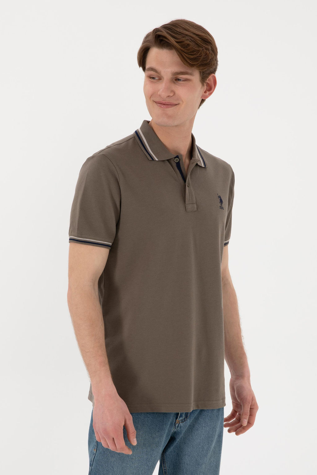 Erkek Vizon Basic Ti__rt Sepette S_rpriz _ndirim - U.s. polo assn фото 2