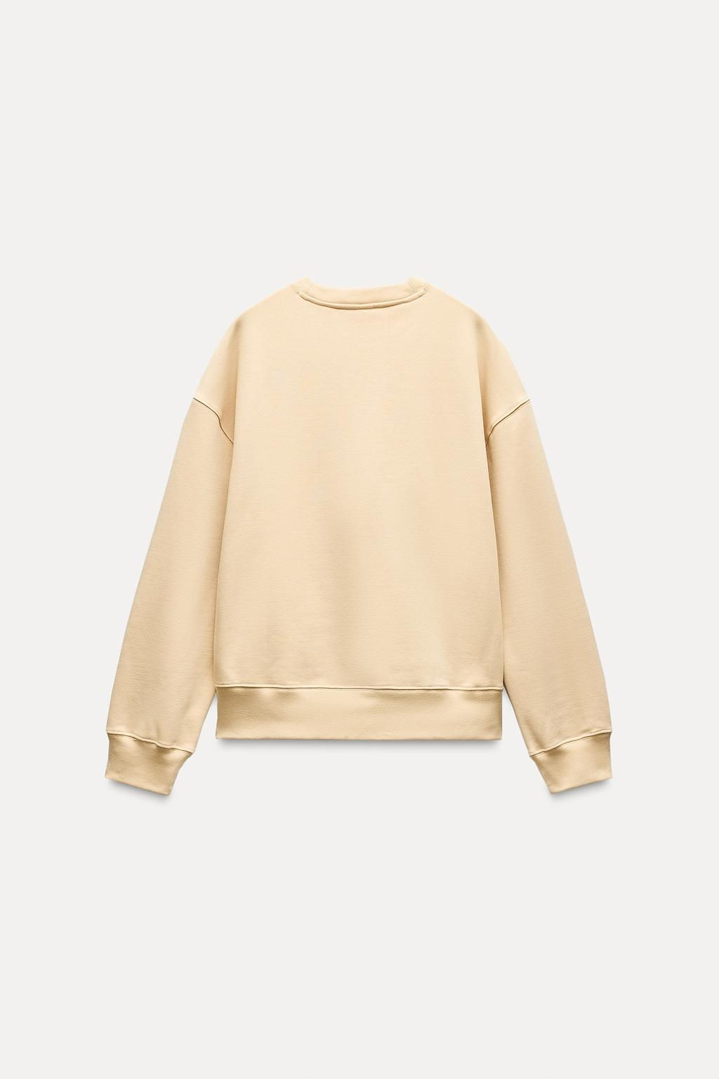 SOFT HEAVY COTTON SWEATSHIRT - Zara фото 15