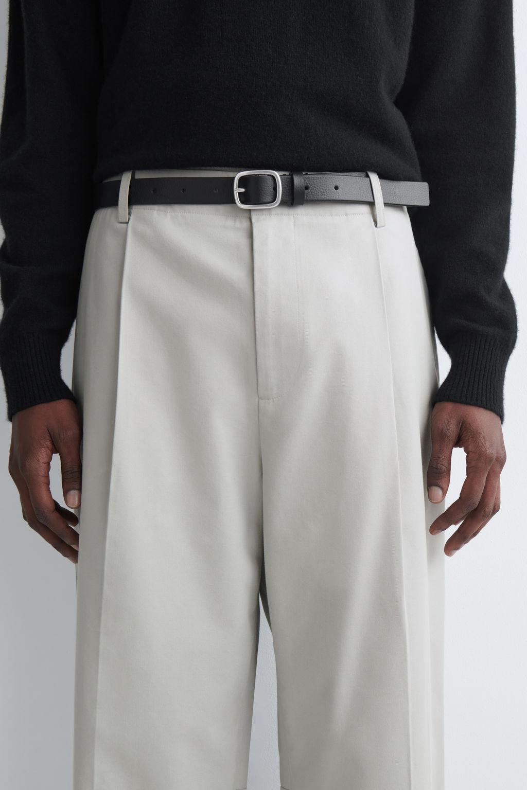 PANTAL?N STRAIGHT LEG TOBILLERO DE ALGOD?N - H&m фото 4