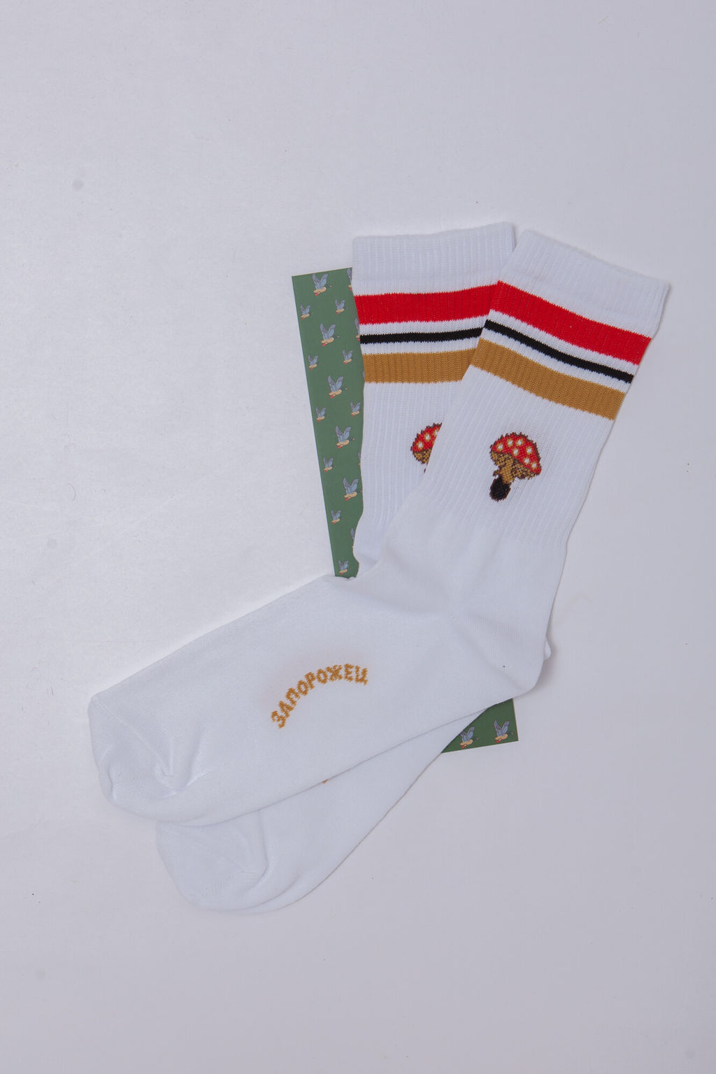 Носки ЗАПОРОЖЕЦ Спорт Гриб БЕЛЫЙ фото 5