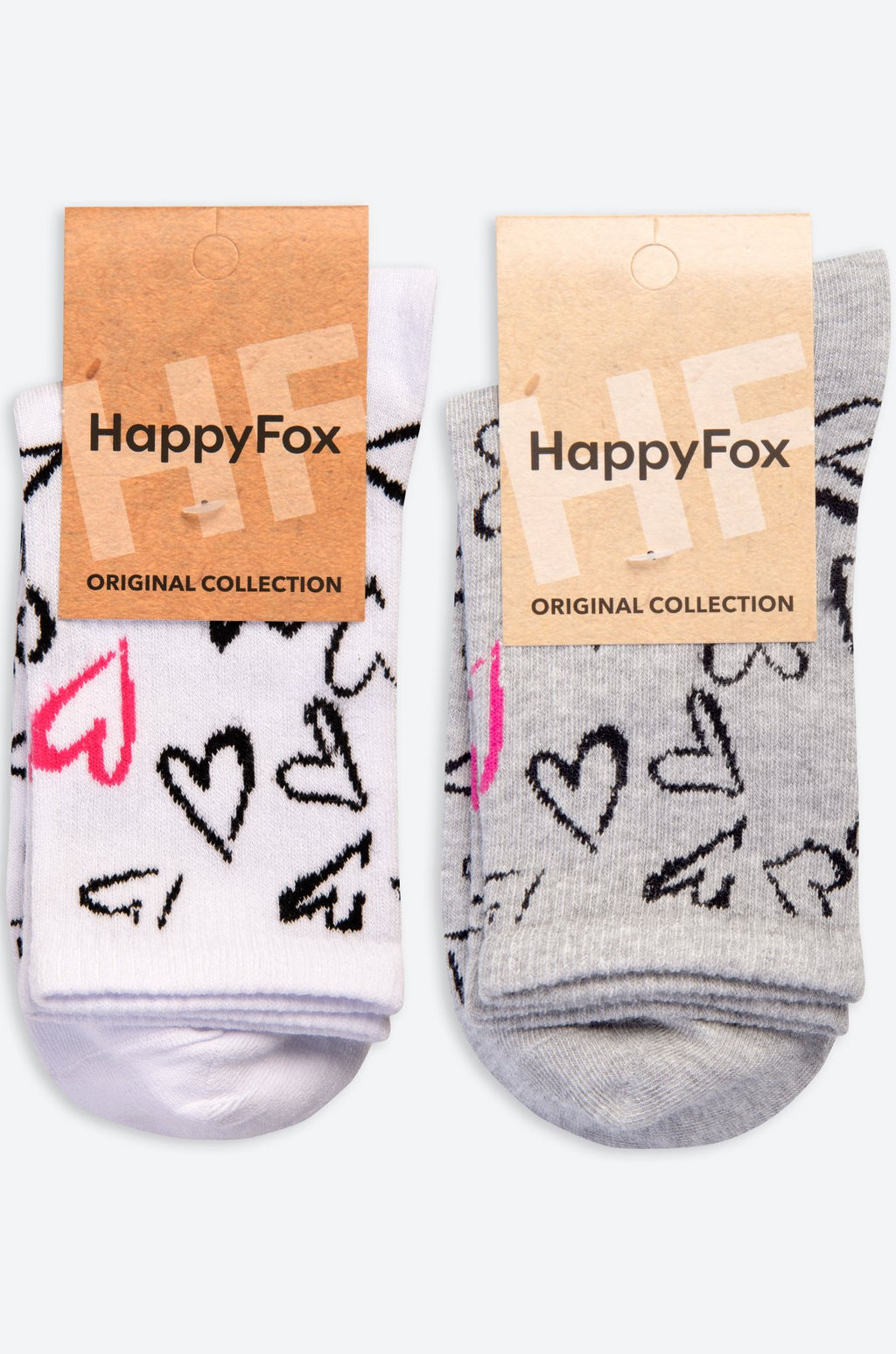 Женские носки из натурального хлопка 2 пары Happy Fox  фото 6
