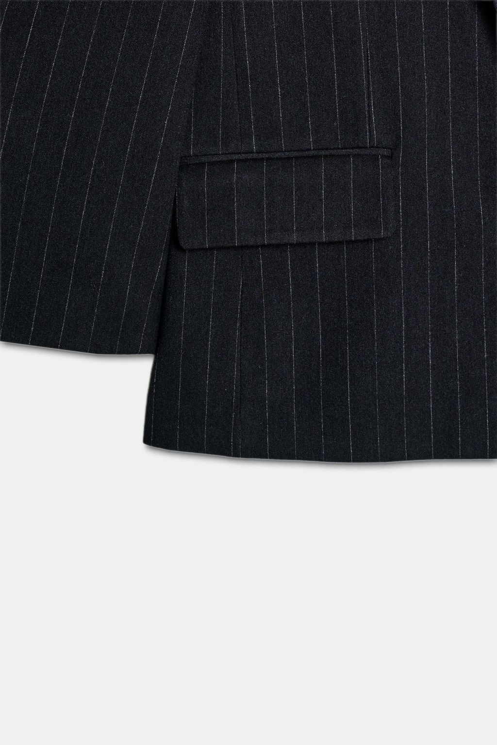 PINSTRIPE BLAZER WITH POCKETS - Zara фото 9