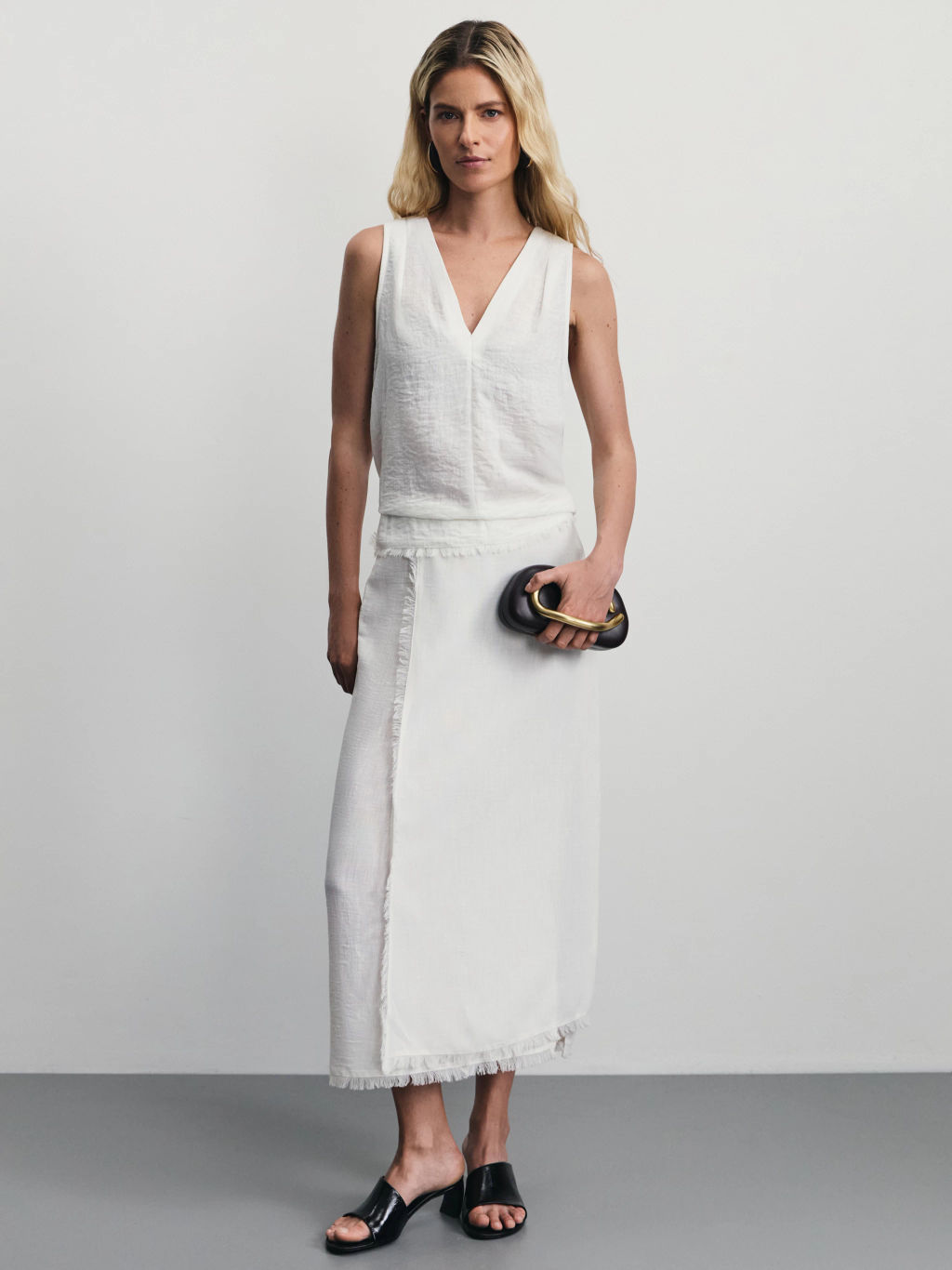 Юбка миди на запах / Zarina  фото 2