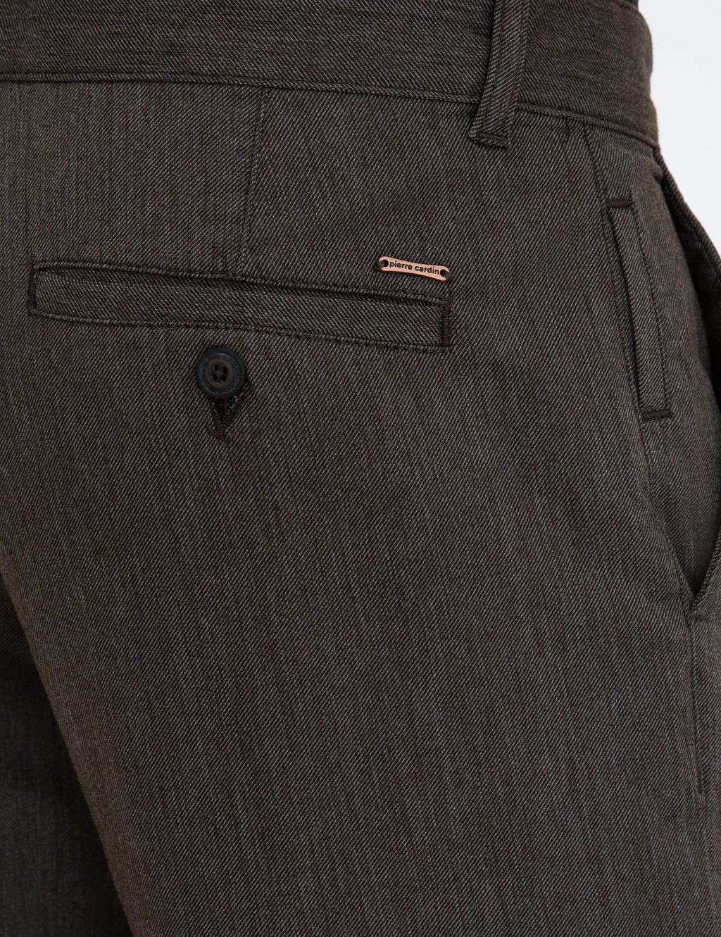 Kahverengi Regular Fit Kanvas Pantolon - Pierre cardin фото 5