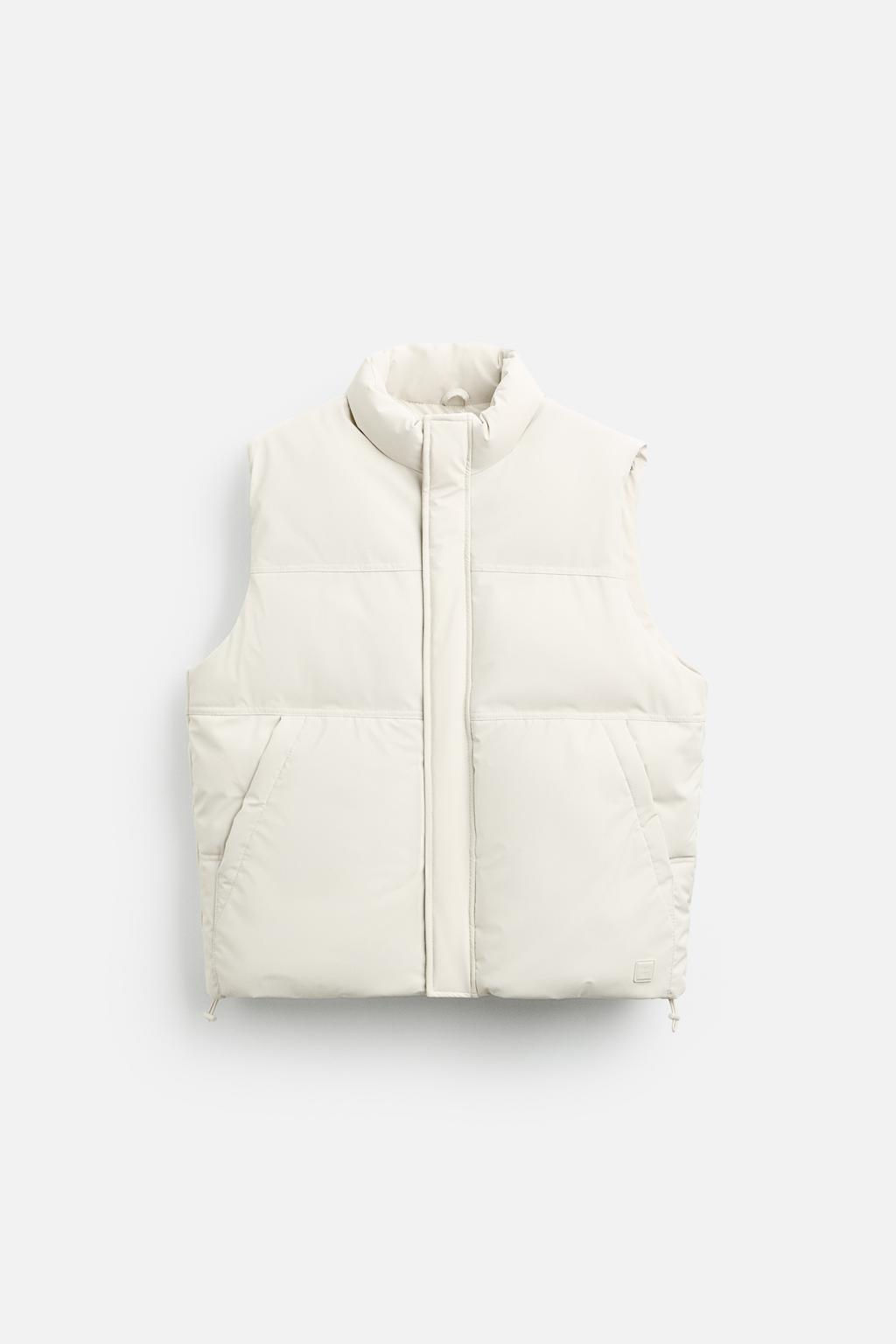 RUBBERISED PUFFER GILET - Zara фото 7