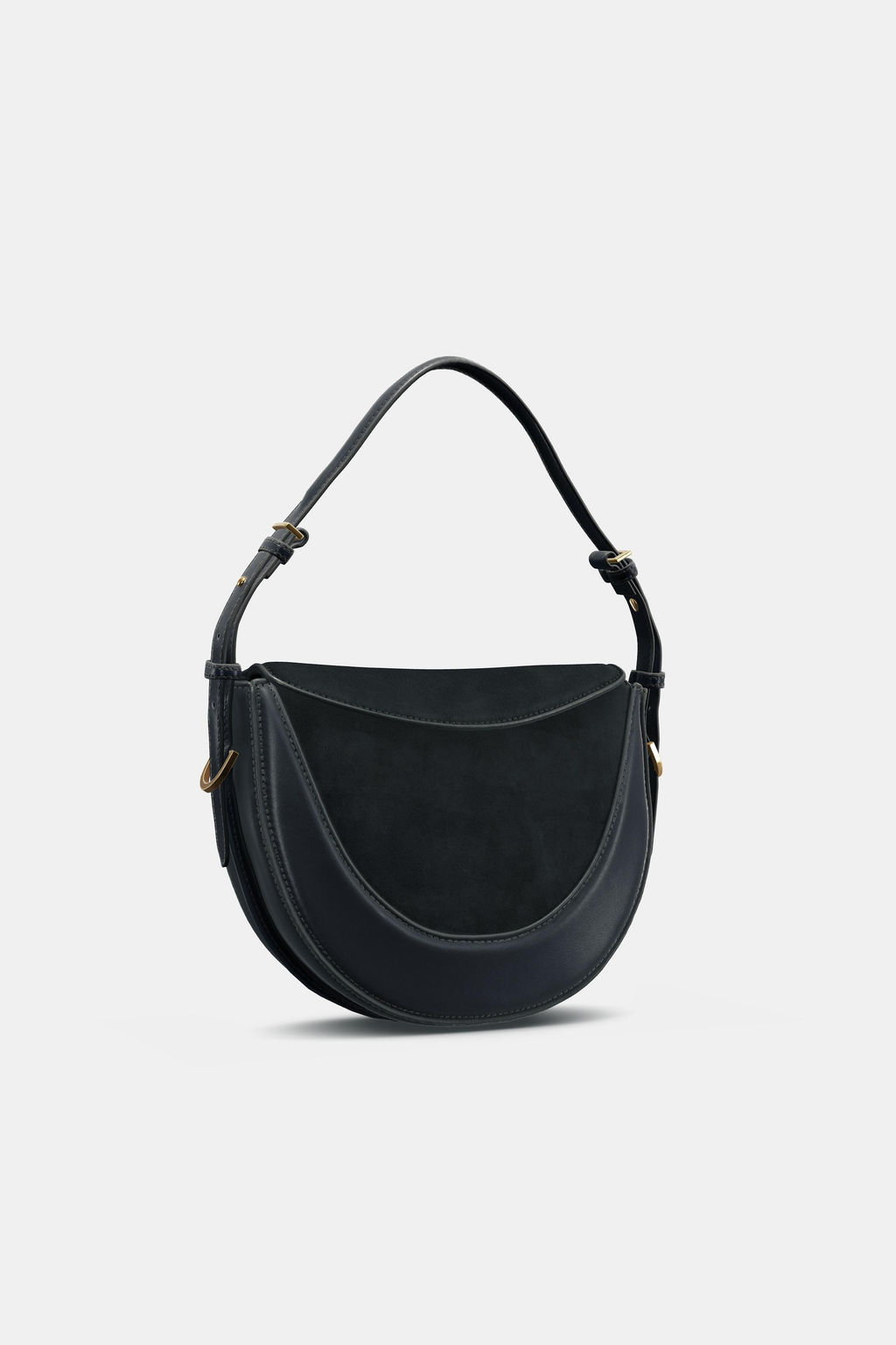 LEATHER FLAP DETAIL CROSSBODY BAG