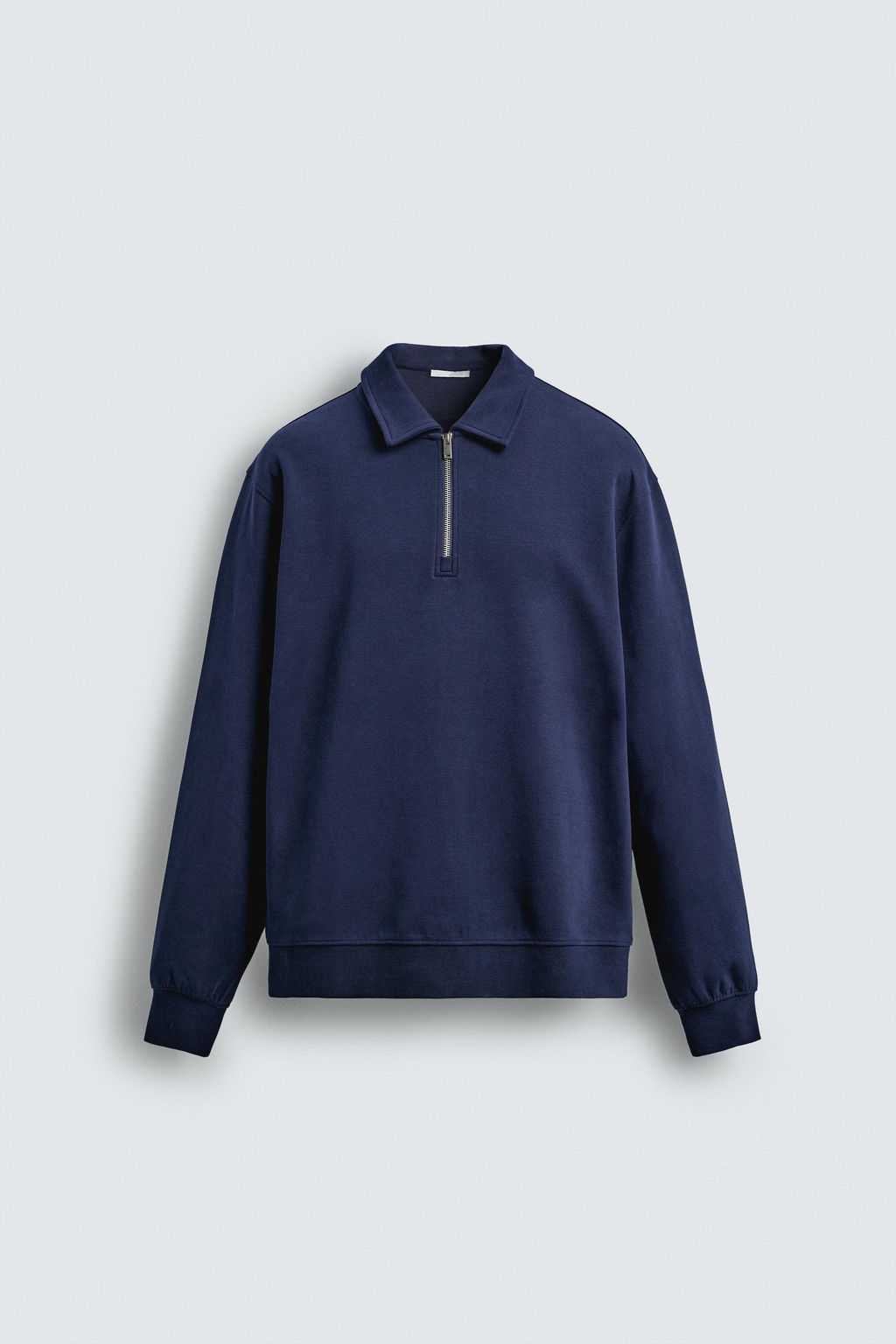 INTERLOCK QUARTER ZIP POLO SHIRT - Zara фото 6