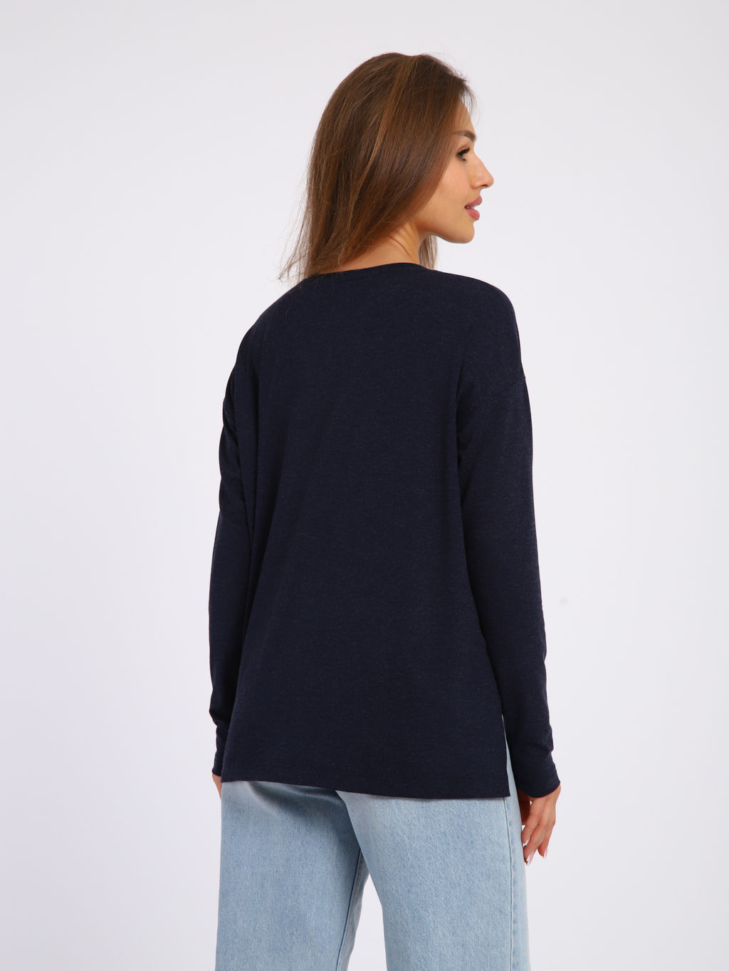 *Джемпер женский Ф-3-040б (темно-синий)