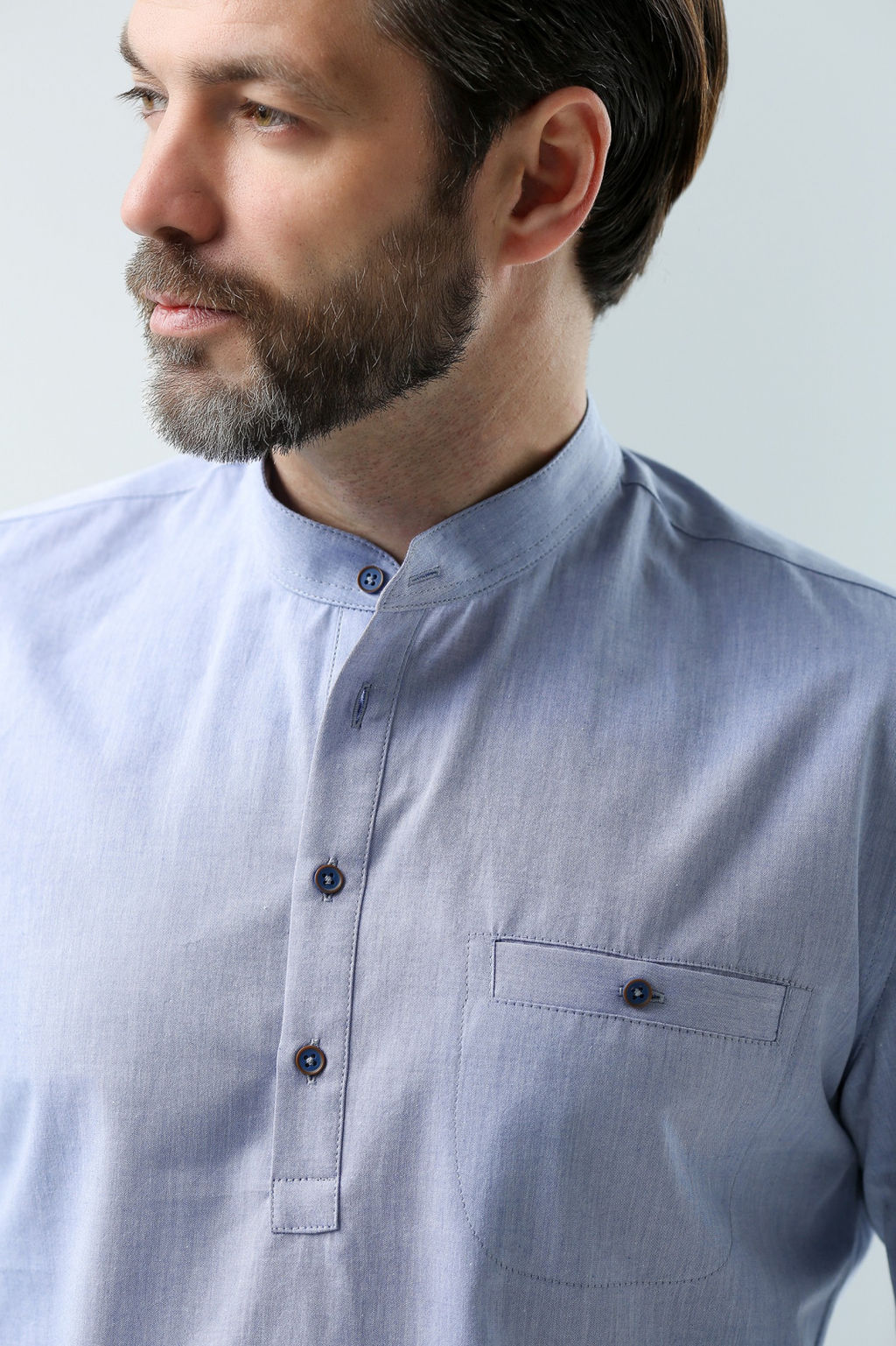 Рубашка 22-07-НТ-03 - Nicolo angi фото 4