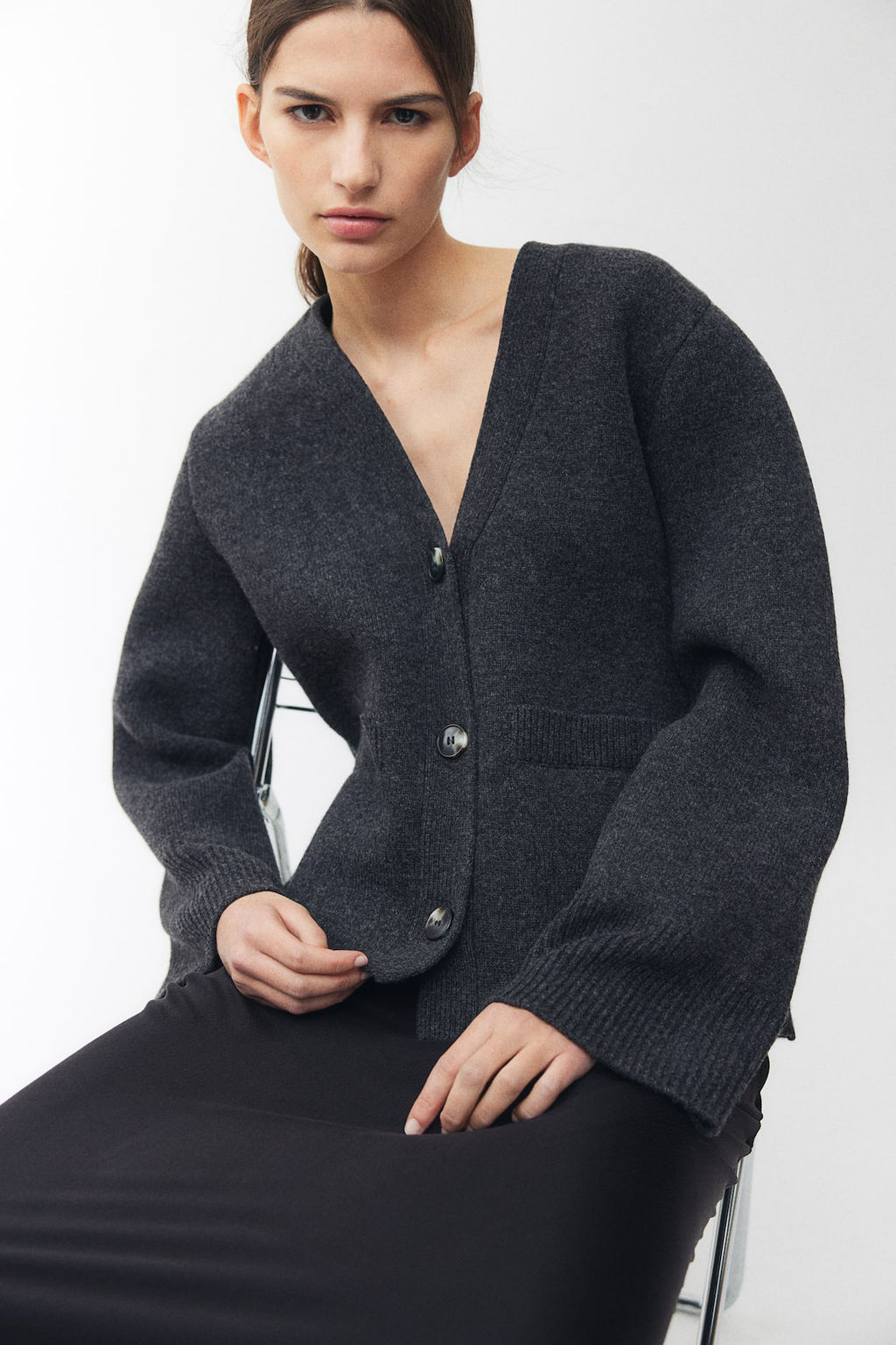 Cardigan en punto de lana - H&m фото 2