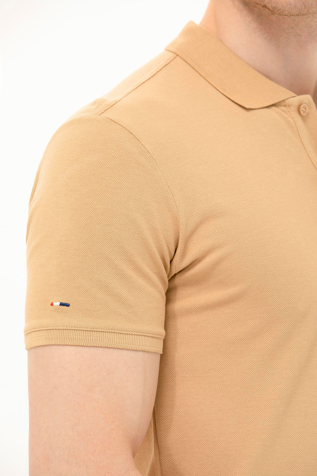 Мужская футболка Camel Polo Neck Basic - U.s. polo assn фото 8