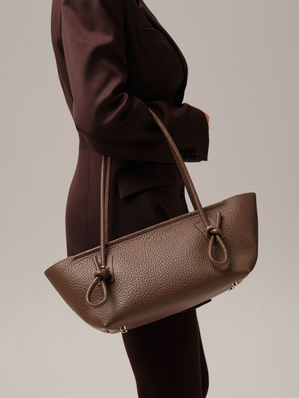 Кожаная сумка Linda DBR 31340 коричневый какао  фото 6